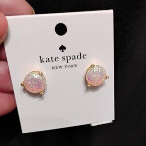 Kate Spade Rise & Shine Opal Glitter Pierced Earrings